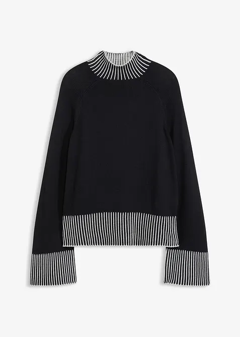 Pull à col montant, bonprix