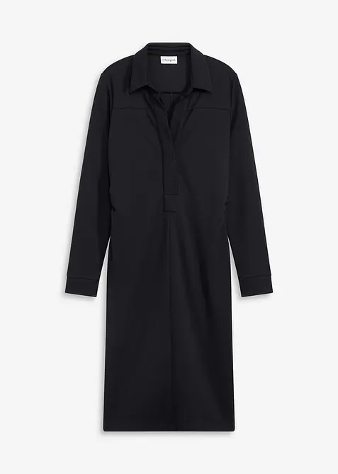 Robe-chemise en Punto di Roma, bonprix