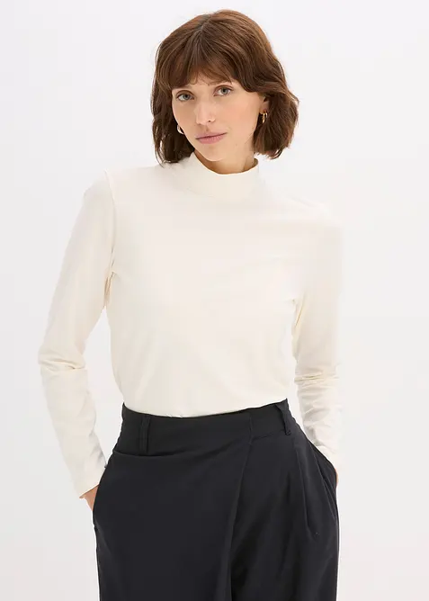 T-shirt manches longues ajust&eacute;, bonprix