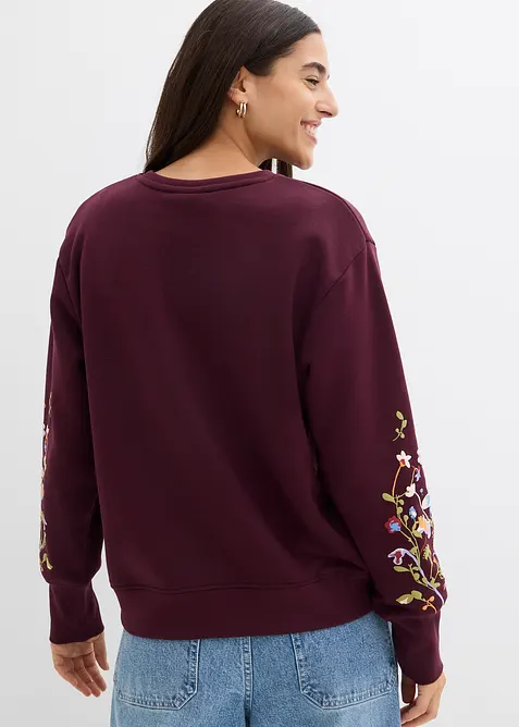 Sweat en coton mélangé, bonprix