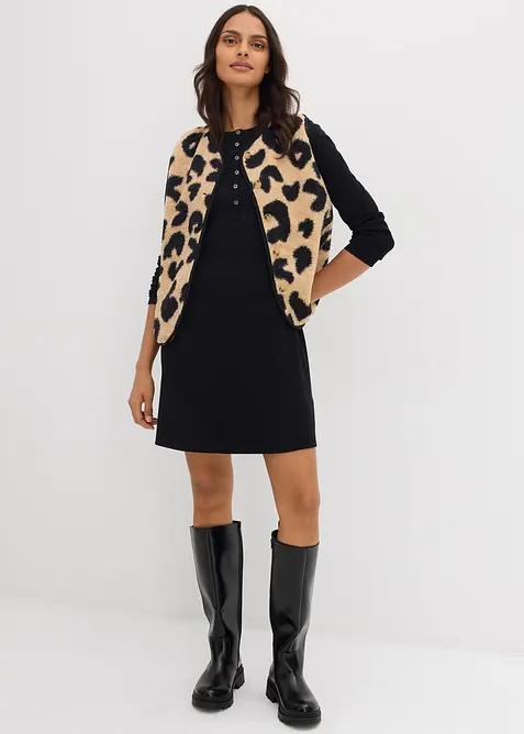 Gilet sans manches en sherpa, bonprix