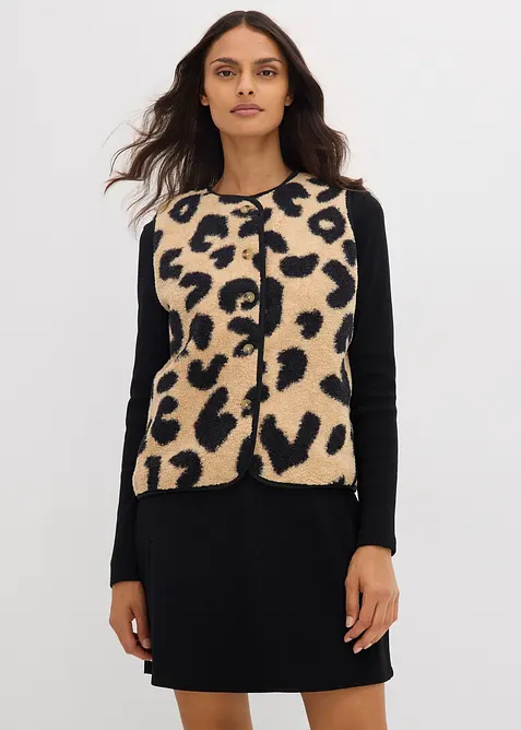 Gilet sans manches en sherpa, bonprix