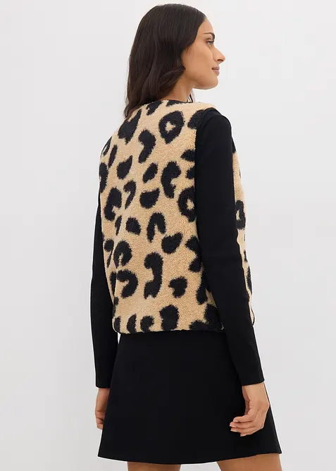 Gilet sans manches en sherpa, bonprix