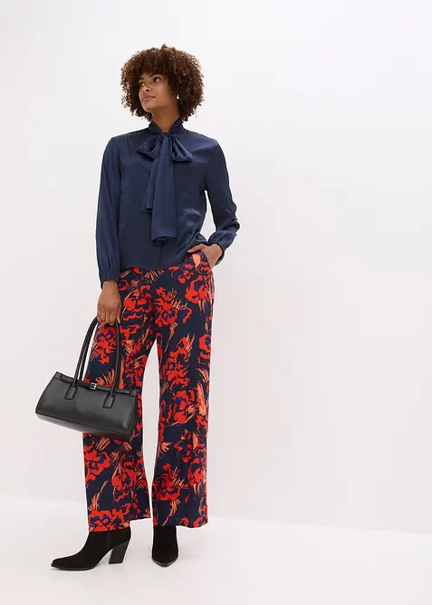 Chemisier à col lavallière, bonprix