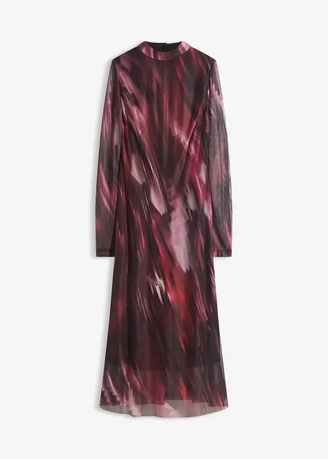 Robe midi en mesh doux, bonprix