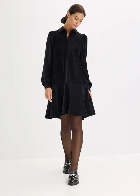 Robe courte en velours côtelé, bonprix