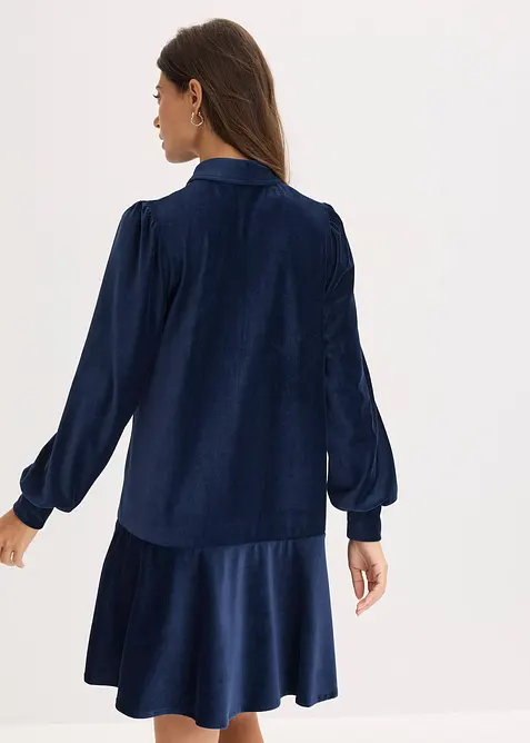 Robe courte en velours côtelé, bonprix