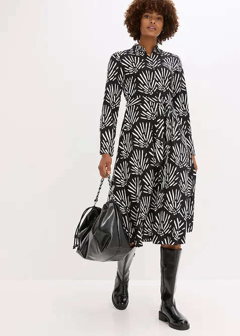 Robe midi en viscose fluide, bonprix