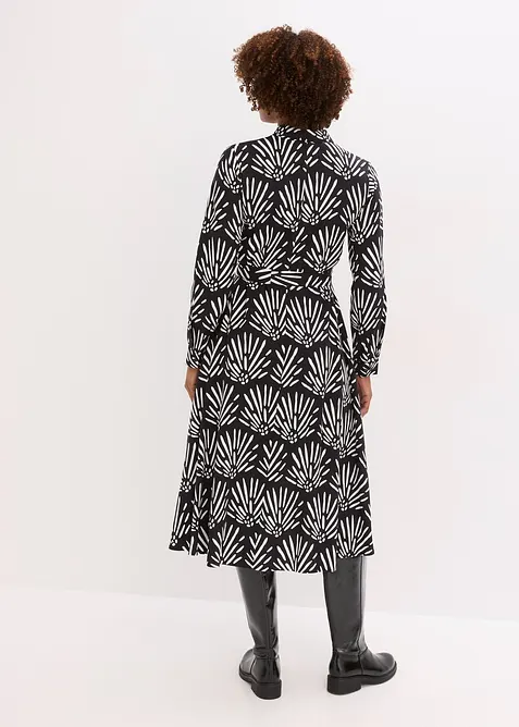 Robe midi en viscose fluide, bonprix