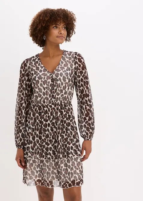 Robe-tunique en mesh doux, bonprix