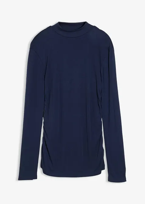 T-shirt côtelé à fronces, bonprix