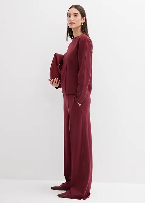 T-shirt manches longues en Punto di Roma, bonprix