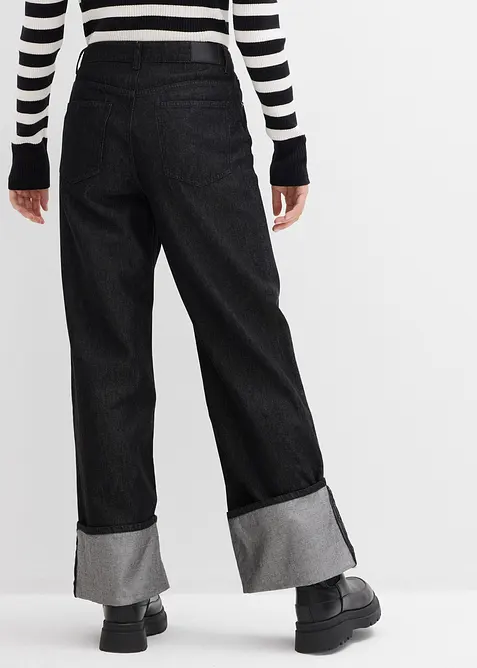 Jean baggy taille mi-haute, bonprix