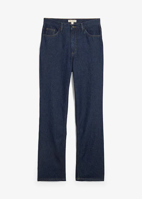 Jean droit taille haute, long, bonprix