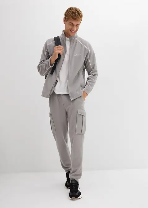 Veste polaire chaude à détails sportifs, bonprix