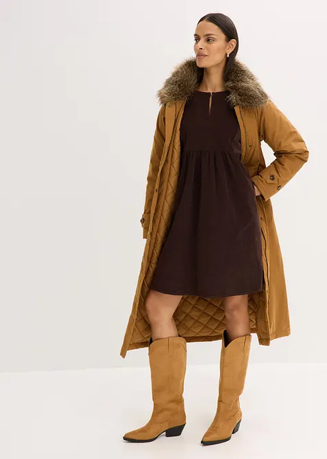 Robe en velours côtelé, bonprix