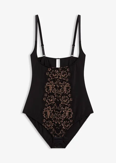 Body sculptant avec fil brillant, maintien léger, bonprix