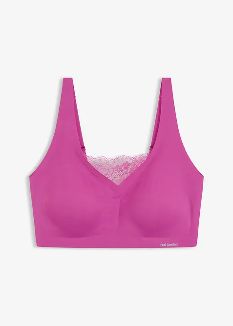 Soutien-gorge brassière rembourré découpe laser Feel Comfort, bonprix