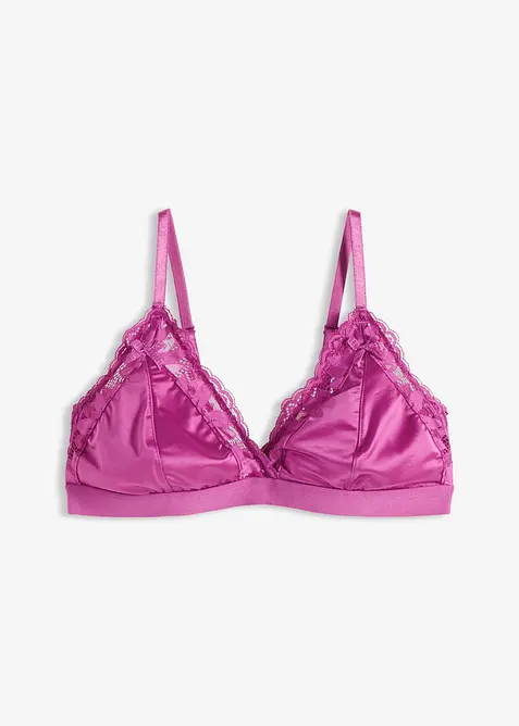 Soutien-gorge bralette en matière brillante, bonprix