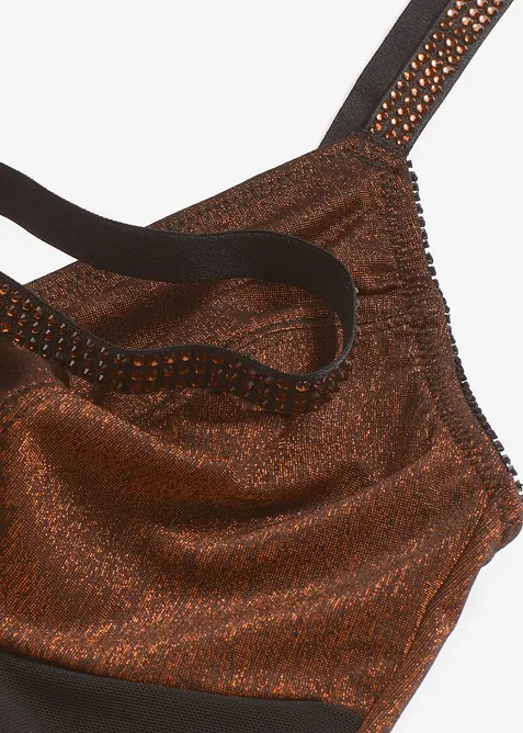 Body sculptant en matière brillante, maintien modéré, bonprix