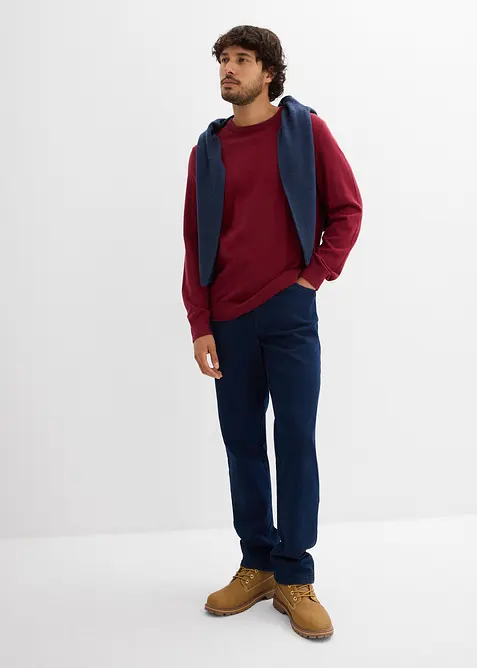 Pull doux en fine maille de coton majoritaire, bonprix