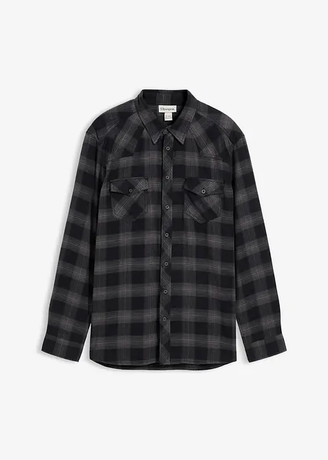 Chemisier en flanelle 100% coton, bonprix