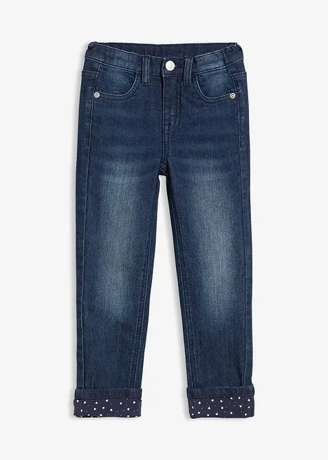 Jean slim chaud avec doublure jersey, bonprix