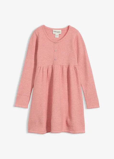 Robe en maille à boutons décoratifs, bonprix