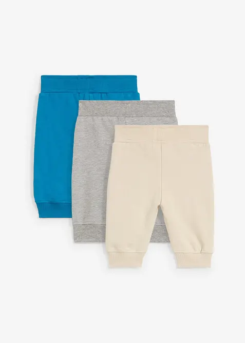 Lot de 3 pantalons en molleton, bonprix