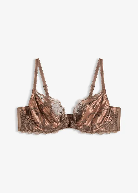 Soutien-gorge à armatures en dentelle bicolore, bonprix