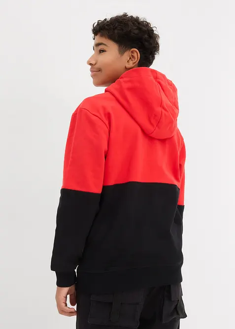 Sweat &agrave; capuche 100% coton, bonprix