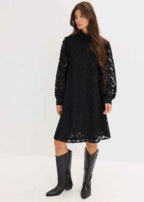 Robe courte en dentelle, bonprix