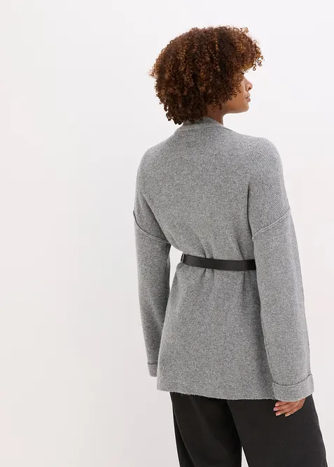 Gilet en maille avec ceinture, bonprix