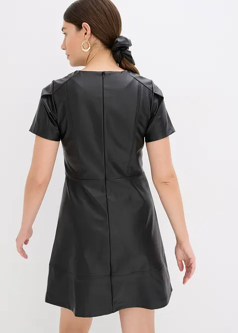 Robe courte enduite, bonprix