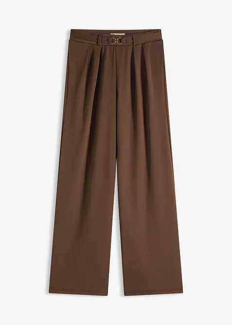 Pantalon en jersey à taille élastiquée, bonprix