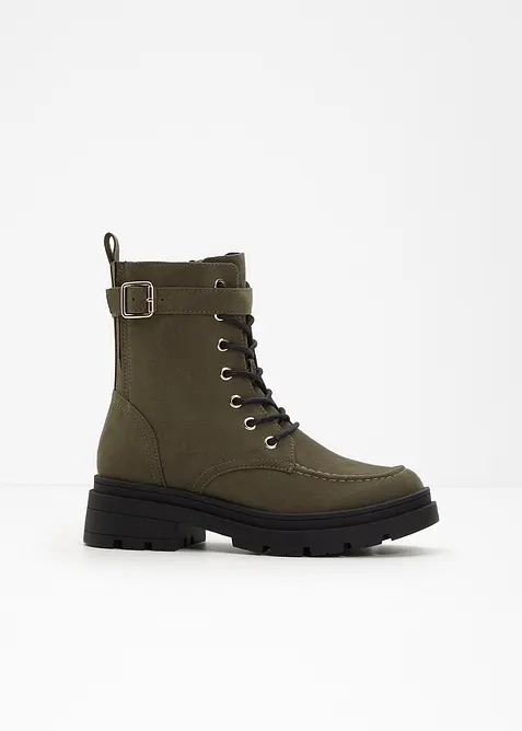 Boots lacées avec boucle, bonprix