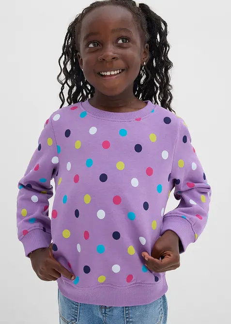 Lot de 2 sweats 100% coton, bonprix