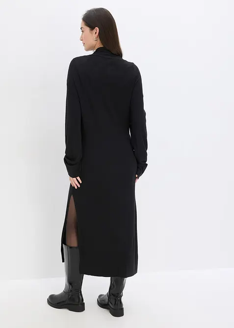 Long gilet en maille douce, viscose majoritaire, bonprix