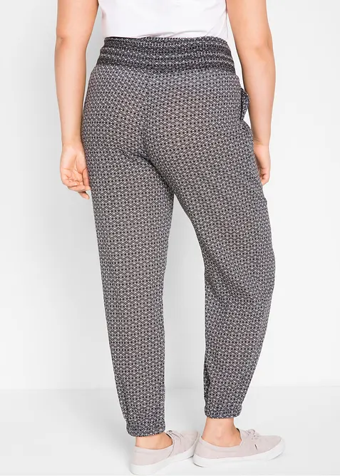 Pantalon sarouel froiss&eacute;, bonprix