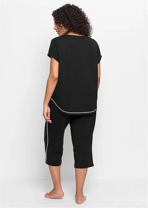 Pyjama corsaire 100% coton, bonprix