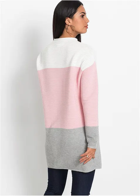 Pull long à rayures, bonprix