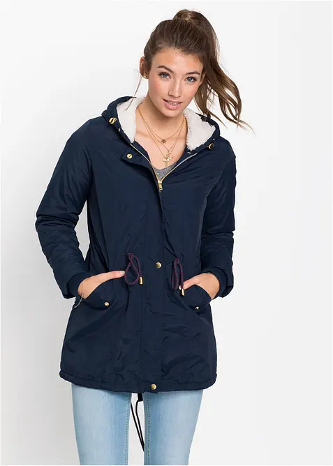 Parka avec doublure peluche, bonprix