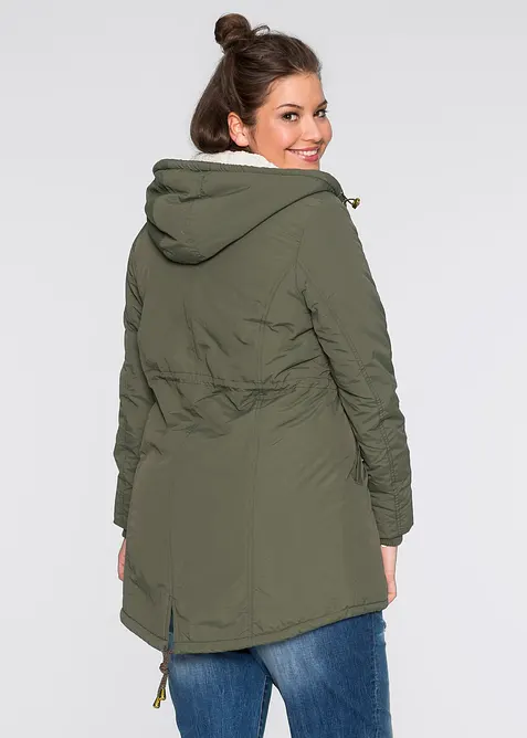 Parka avec doublure peluche, bonprix