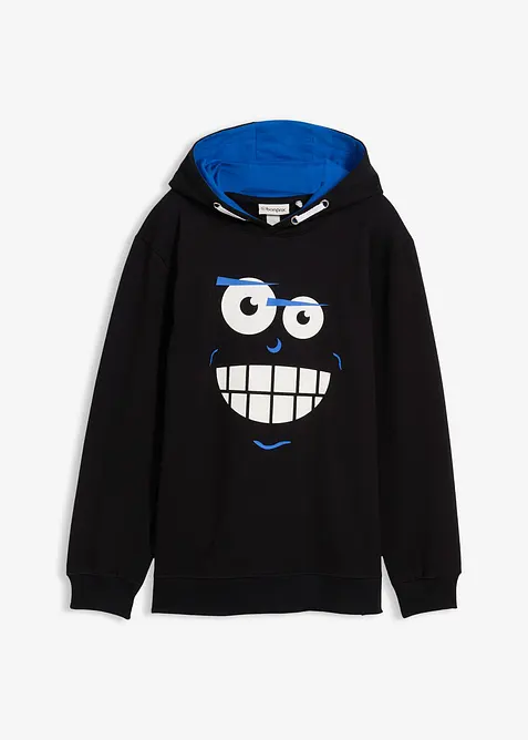 Sweat à capuche 100% coton, bonprix