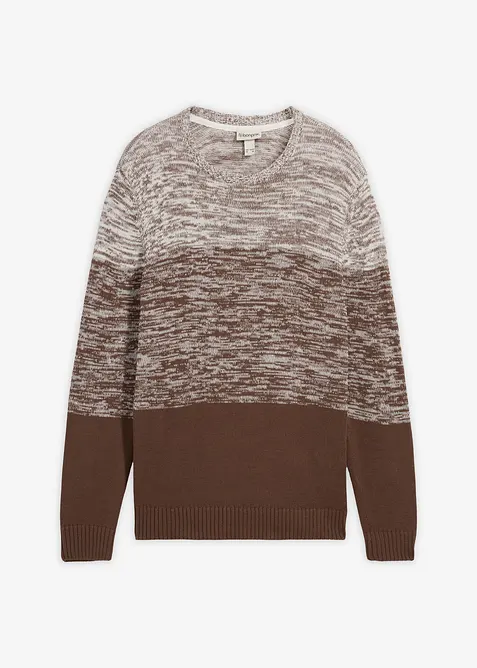 Pull doux en fine maille, coupe ventre confort, bonprix