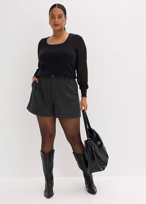 Pull doux en fine maille de viscose majoritaire, bonprix