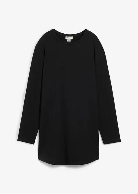 T-shirt de grossesse long 100% coton avec fentes pour l’allaitement, bonprix