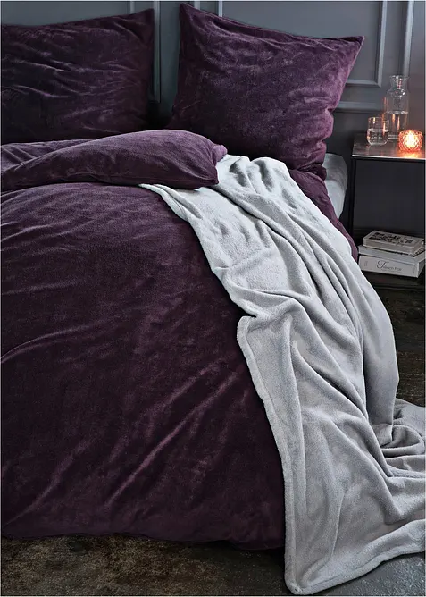 Plaid toucher cachemire, bonprix