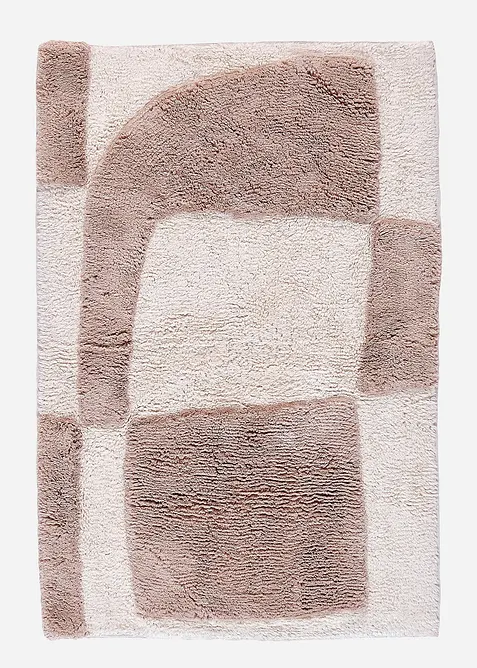 Tapis de bain à motif géométrique, bonprix