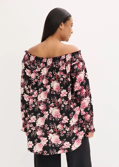 Blouse plus longue au dos, bonprix